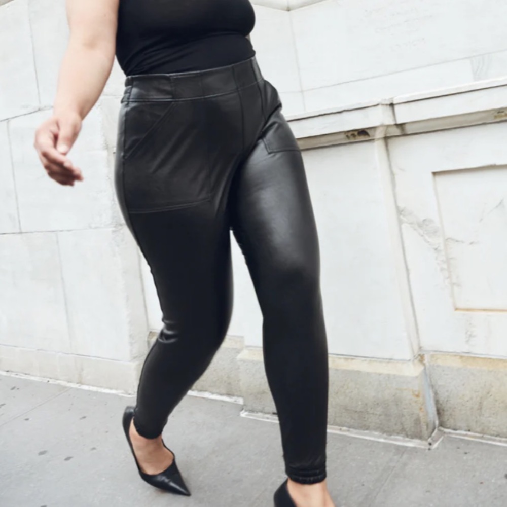 Spanx leather jogger
